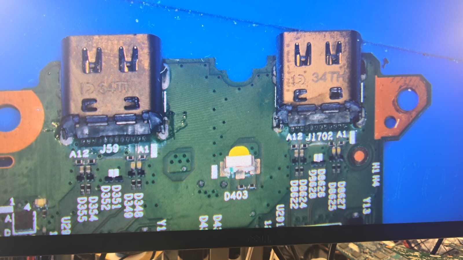ThinkPad Carbon X1 USB port soldering repair